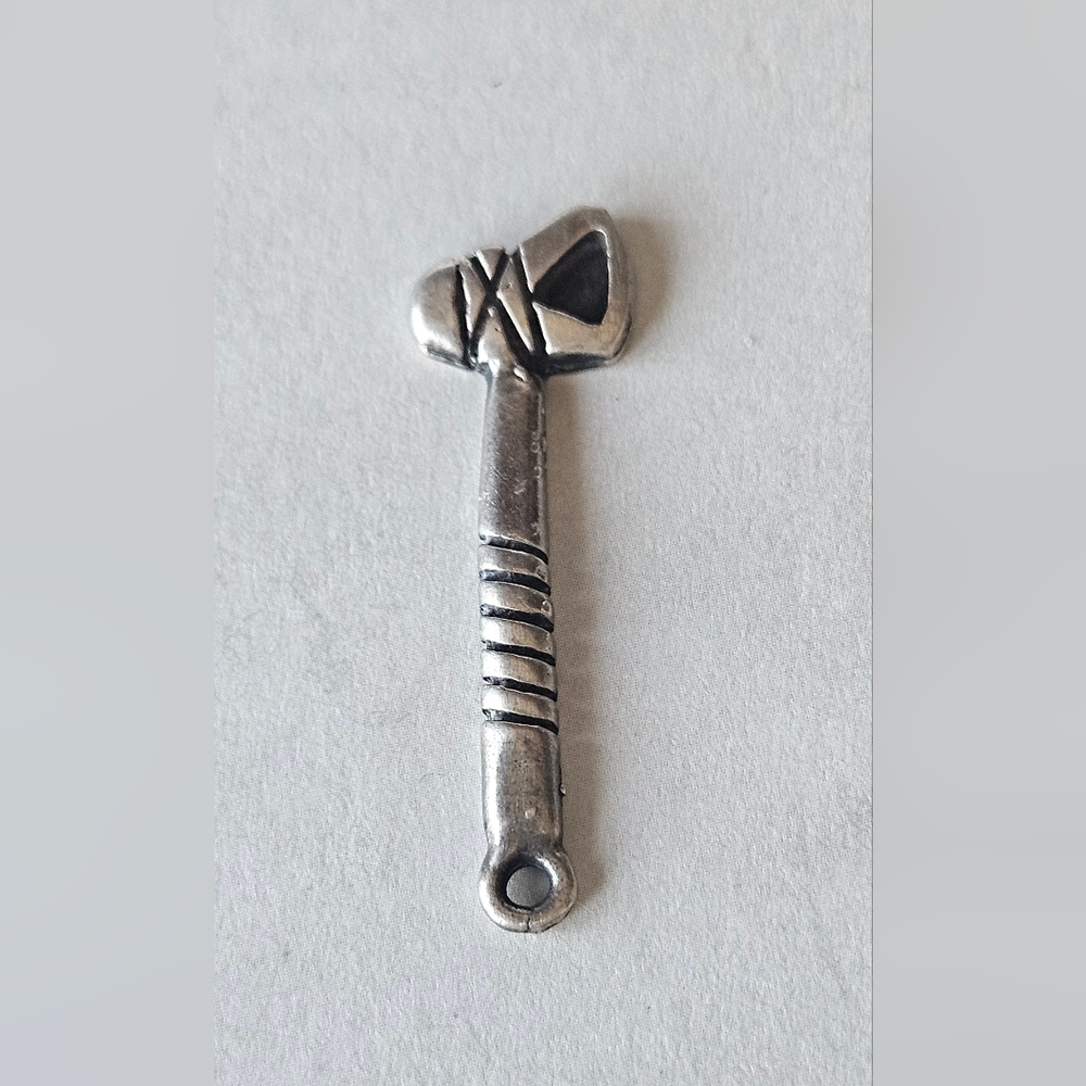#142 Tomahawk-Axe Charm/Pendant Vintage Sterling Silver